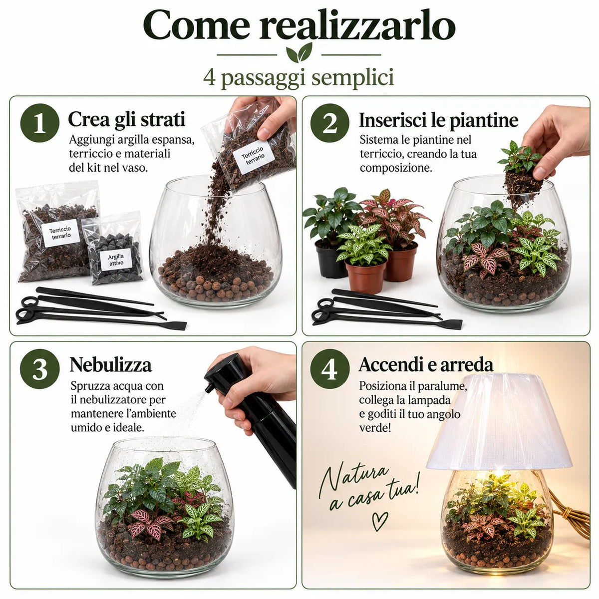 Super kit fai da te Lamparium - Tutto incluso