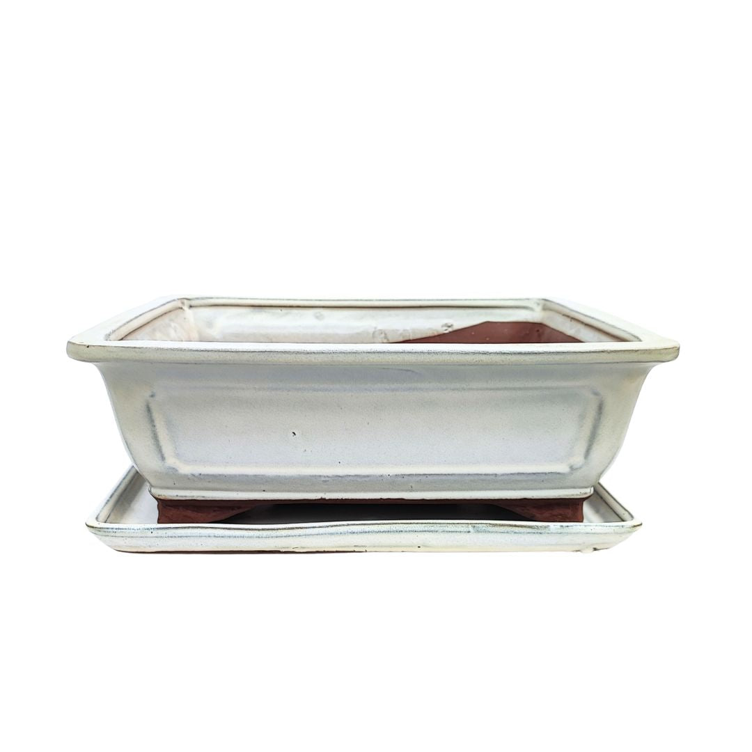 BASIC CLASS Vaso rettangolare con sottovaso