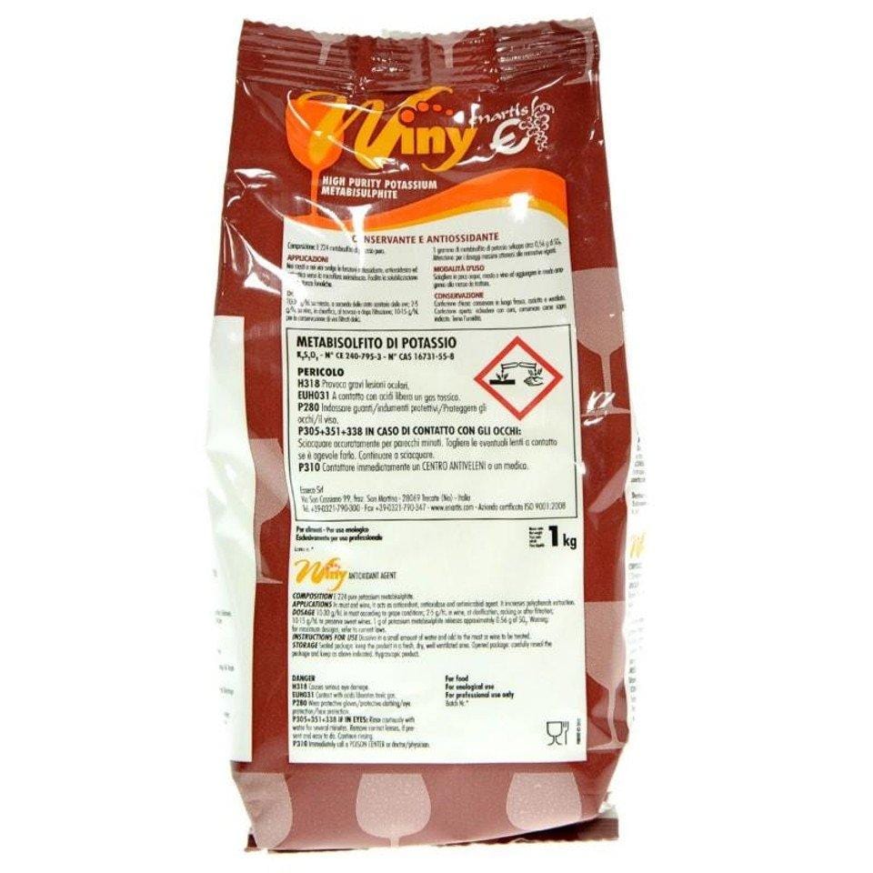 Enartis Metabisolfito Potassico E224 in polvere - Kg.1