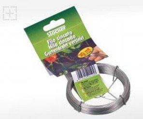 Filo di ferro zincato per giardinaggio - diam. 1 mm x 20 mt lunghezza