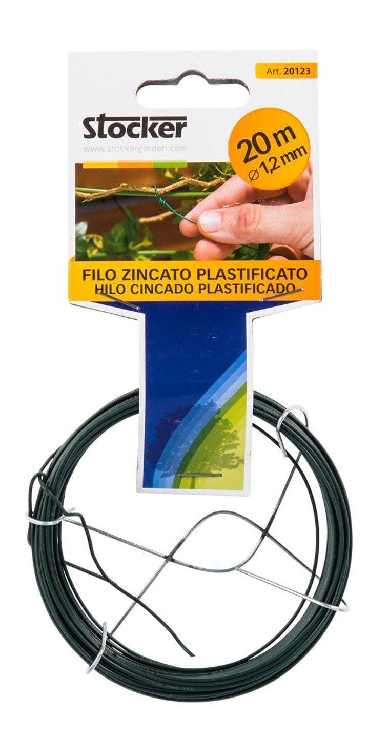 Filo Zincato Plastificato Verde - 1,2 mm x 20 Metri - Stocker