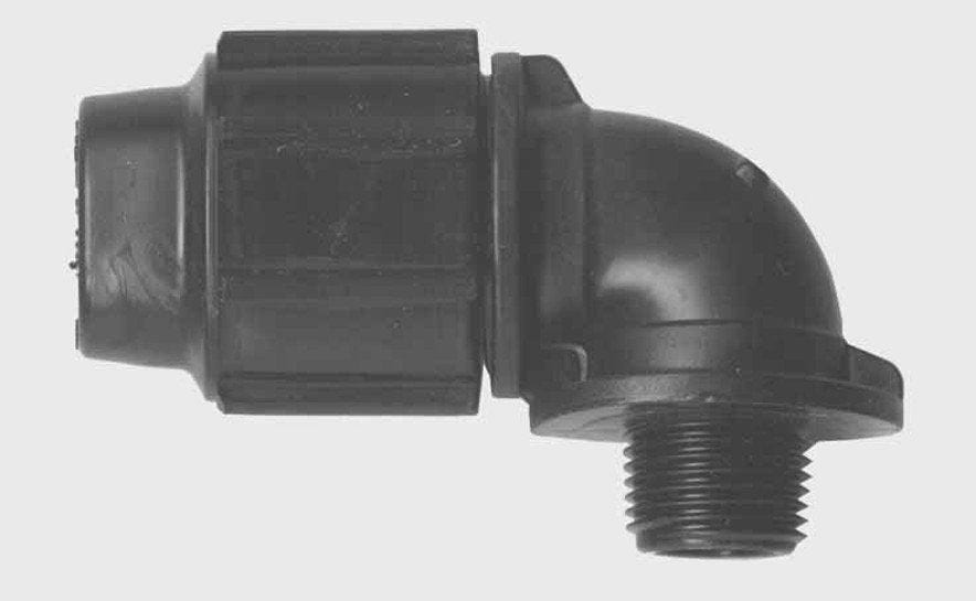 Gomito 90° derivazione filettata maschio - 25 mm x 3-4``