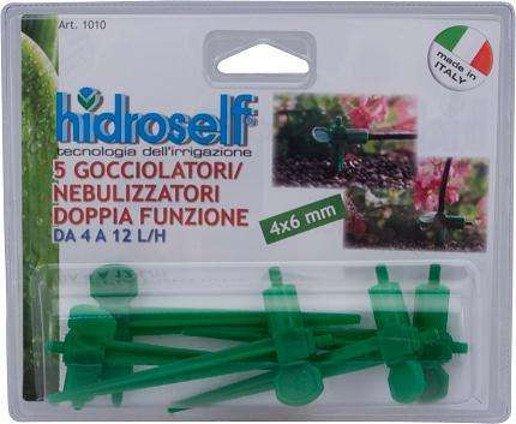 Hidroself Gocciolatori - Nebulizzatori Regolabile - Blister 5 Pz