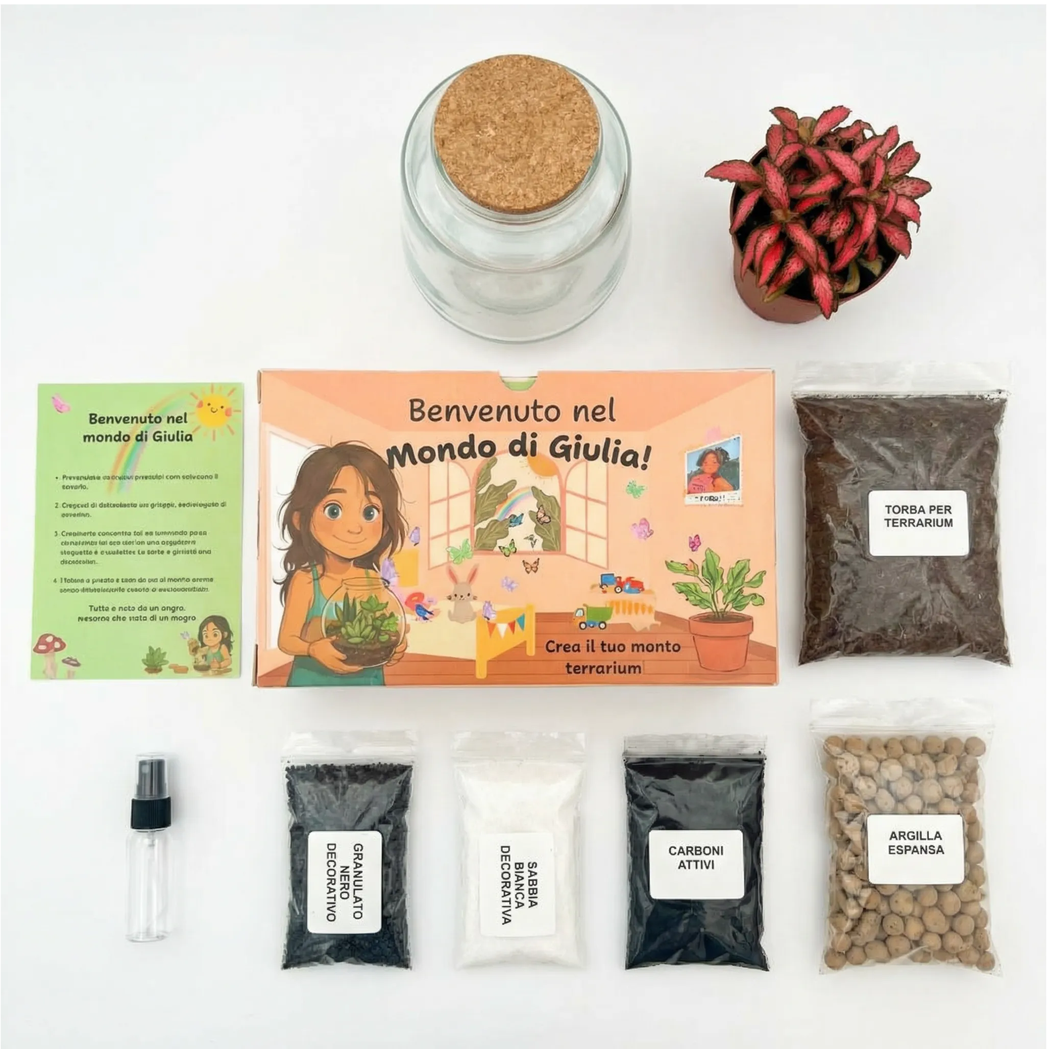 Il Kit Terrarium "Il Mondo di Giulia"