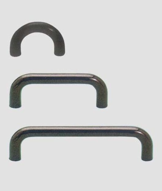 Maniglia plast.nera c-ins.mm96-m860