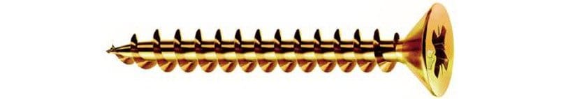 Mustad VITE PANELVIT TESTA SVASATA PIANA TAGLIO CROCE TROPICALIZZATA mm 4  x 30
