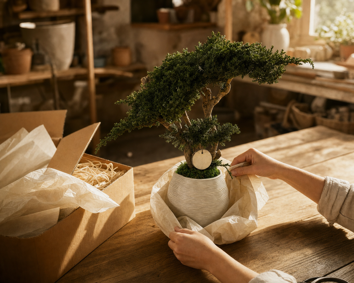 Bonsai Kumori Nagi 50 cm. Ginepro Stabilizzato