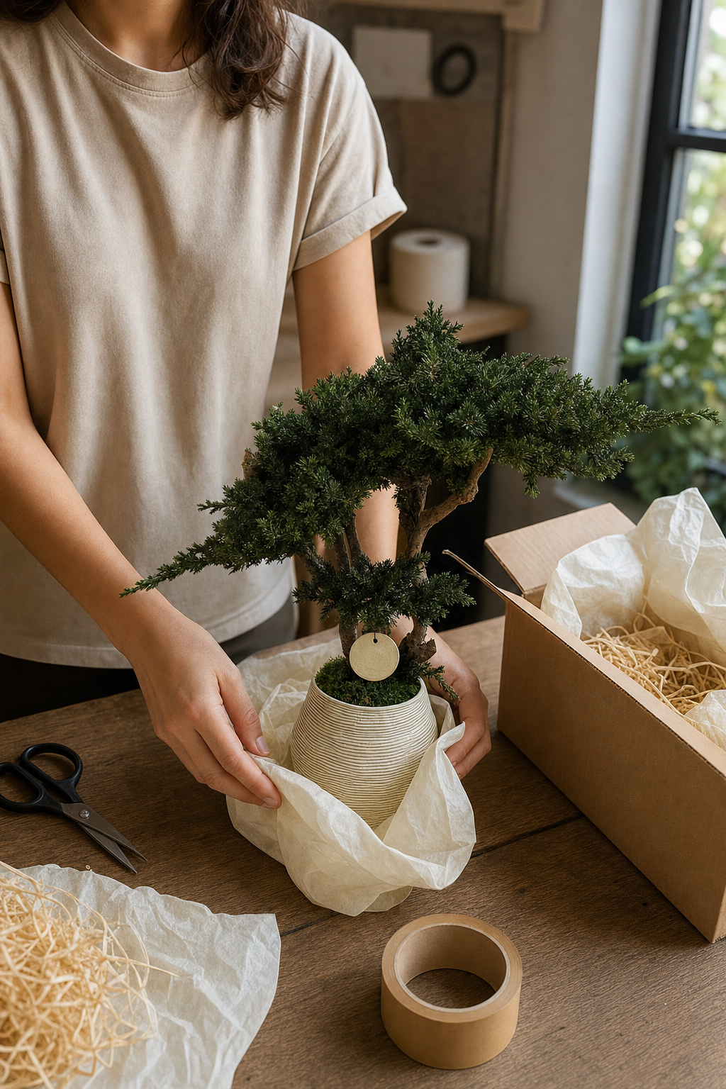 Bonsai Kumori Nagi 50 cm. Ginepro Stabilizzato