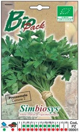 Prezzemolo Comune 2 semi biologici - L'Ortolano