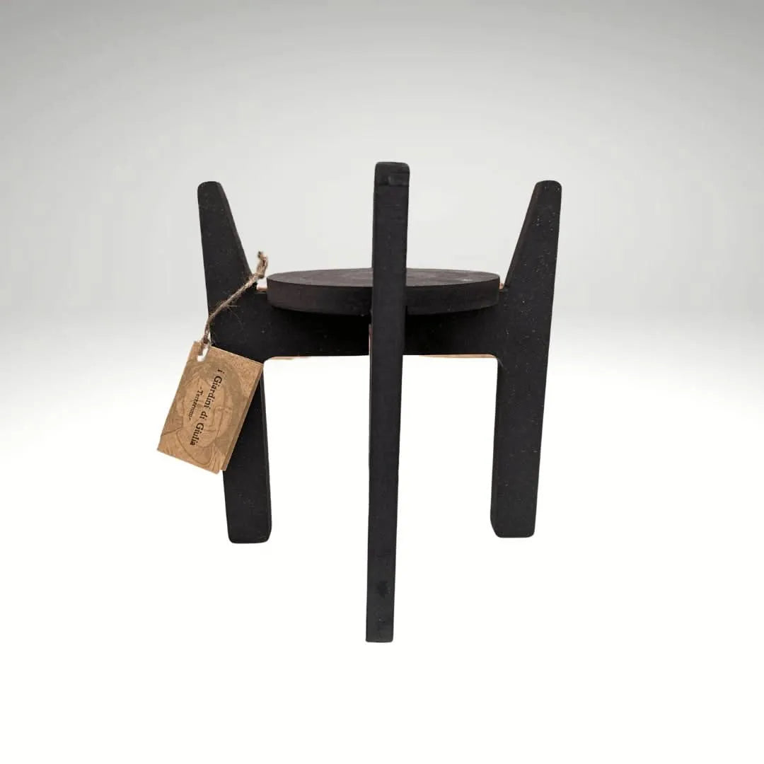 Supporto elegante Nero per Piante H.30 cm