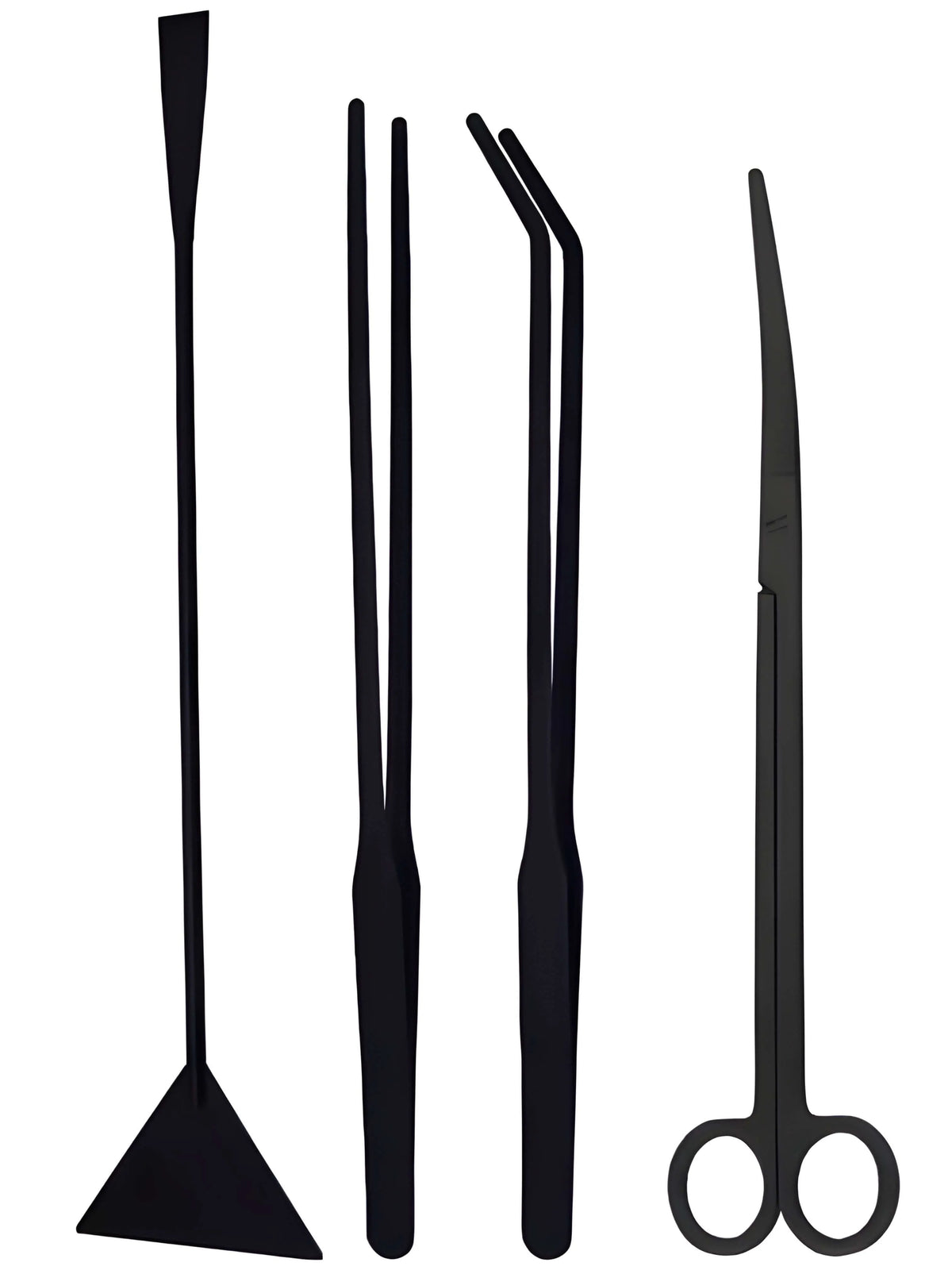 ToolsFlora - Set di 4 Attrezzi in Acciaio per la Cura e Manutenzione del Terrario